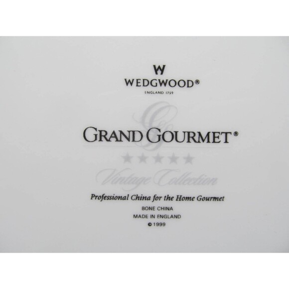 Wedgwood Grand Gourmet Vintage Collection 9 7/8" Sterling Vineyards Merlot Plate - Picture 4 of 7